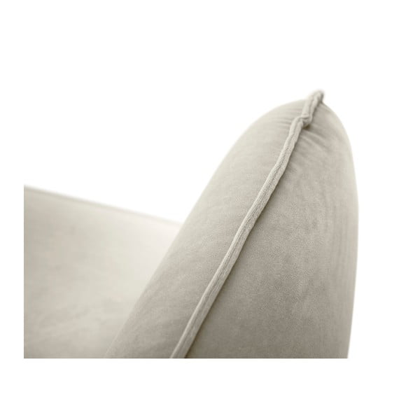 Vienna bézs bársony fotel - Cosmopolitan Design-image-2