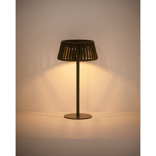 Napelemes LED asztali-hordozható kültéri lámpa (magasság 30 cm) Aldet – Kave Home-image-3