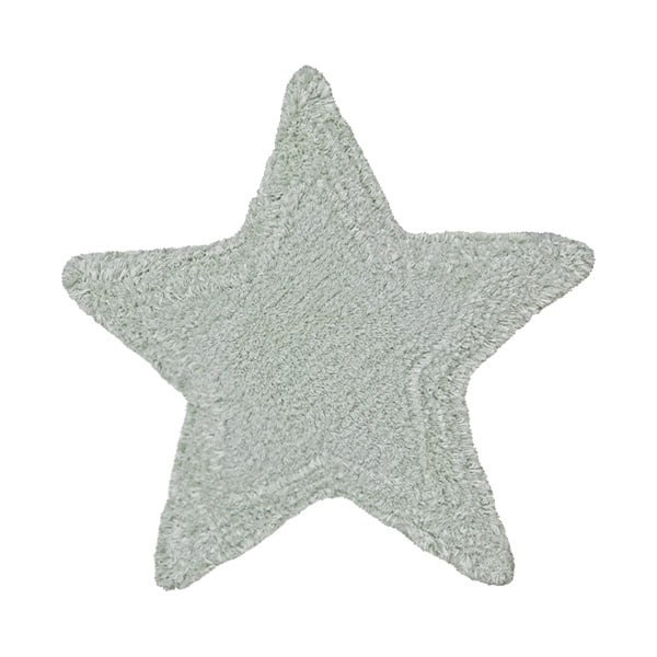 Pamut gyerek párna 54x54 cm Stella Blue Sage – Lorena Canals