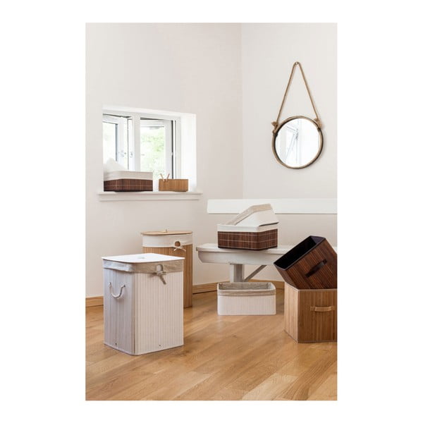 Fa-textil szennyeskosár 62 l Kankyo – Premier Housewares-image-1