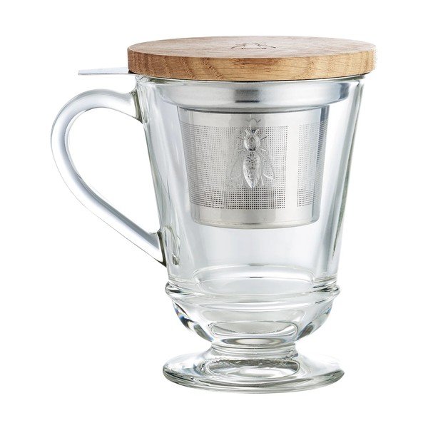 Üveg bögre szűrővel 270 ml Abeille – La Rochére