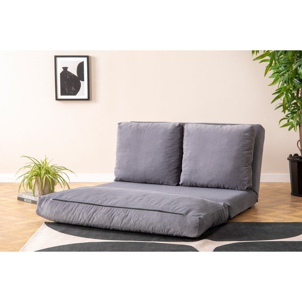 Szürke kinyitható kanapé 120 cm Taida – Balcab Home-image-1