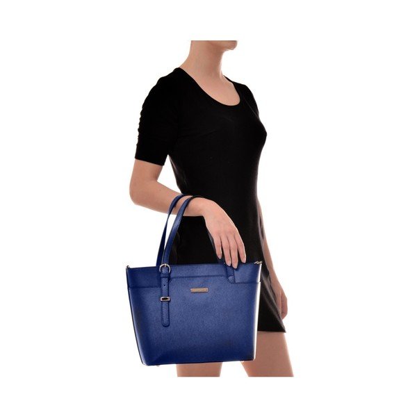 Francesca kék bőrtáska - Mangotti Bags-image-4