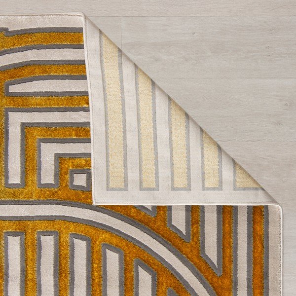 Aranyszínű szőnyeg 170x116 cm Eris Gatsby - Flair Rugs-image-4