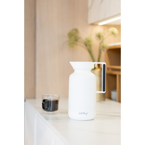 Fehér termosz 1 l Lungo – Vialli Design-image-2