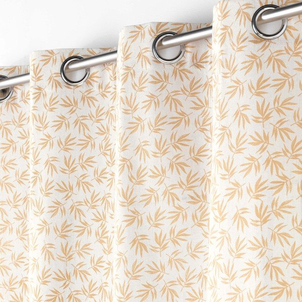 Sárga-fehér függöny 140x240 cm Maddy – douceur d'intérieur-image-1