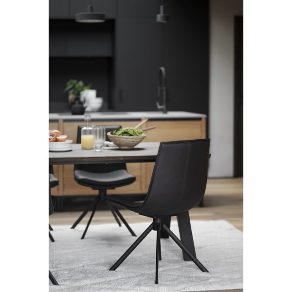 Bővíthető étkezőasztal tölgyfa asztallappal 170x100 cm Carradale - Rowico-image-2