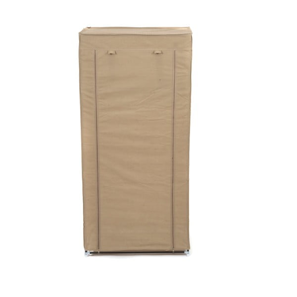 Wardrobe bézs textil ruhásszekrény, magasság 147 cm - Compactor-image-2