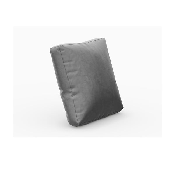 Szürke bársony párna moduláris kanapéhoz Rome Velvet - Cosmopolitan Design-image-1