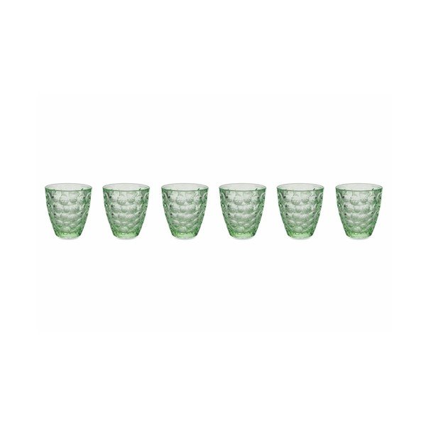 Fresh zöld pohárszett, 6 darab, 250 ml - Villa d'Este