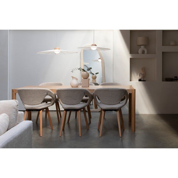 Tömörfa étkezőasztal 92,5x182 cm Sticks – Zuiver-image-1