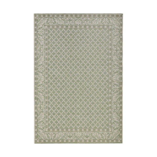 Royal zöld-krémszínű kültéri szőnyeg, 160 x 230 cm - NORTHRUGS