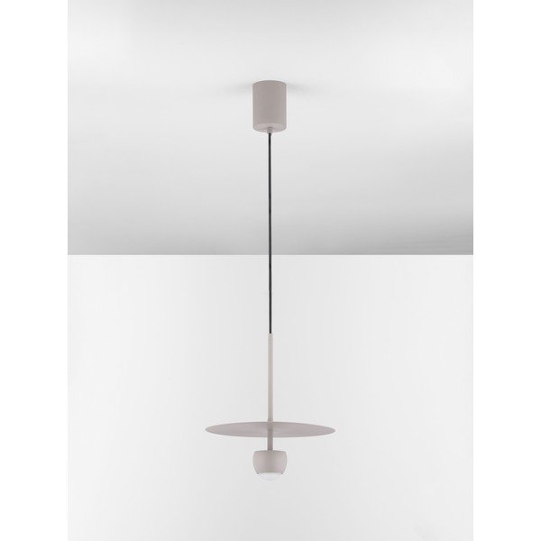 Bézs alumínium LED függőlámpa ø 30 cm Edem – Nova Luce-image-3