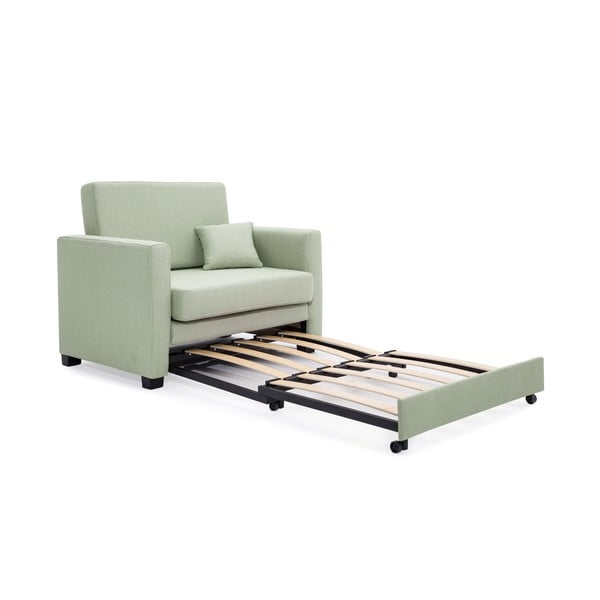 Brent menta-zöld kinyitható fotel - Vivonita-image-3