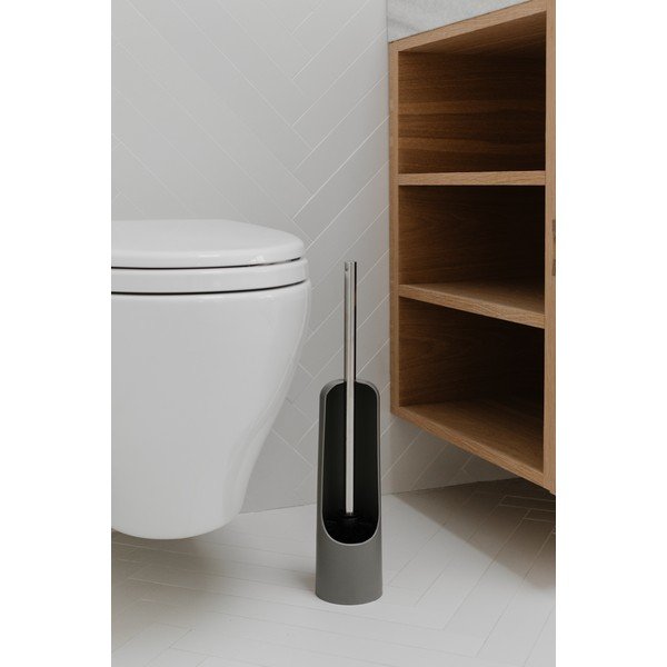 Szürke műanyag WC-kefe Touch – Umbra-image-1