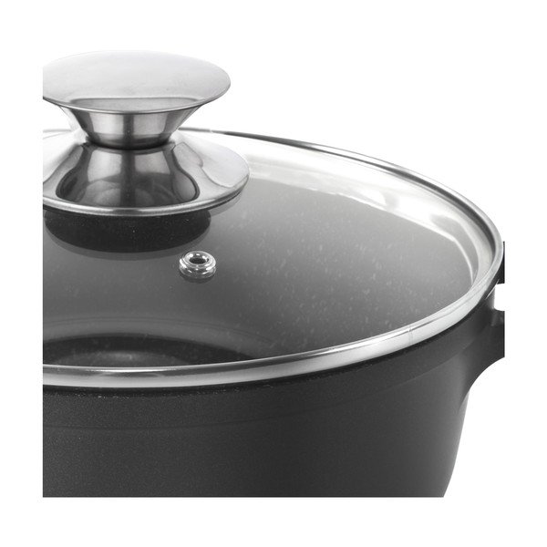 Grande alumínium fazék üvegfedéllel, ø 28 cm - Orion-image-2