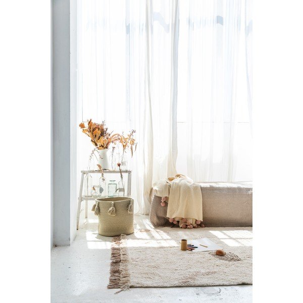 Krémszínű mosható kézi szövésű pamut gyerek szőnyeg 170x240 cm Pine Forest – Lorena Canals-image-3