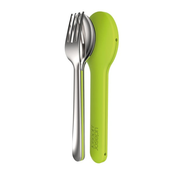 GoEat zöld, hordozható evőeszköz készlet - Joseph Joseph-image-1