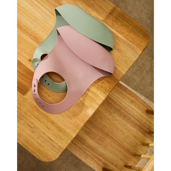 Világos rózsaszín-türkiz előke szett 2 db-os Lili – Kave Home-image-1