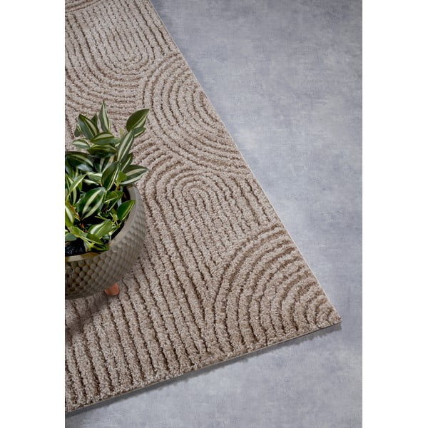 Bézs futószőnyeg 80x240 cm Chappe Beige – Elle Decoration-image-2