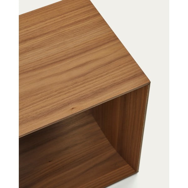 Natúr színű moduláris polcrendszer diófa dekorral 67x38 cm Litto – Kave Home-image-4