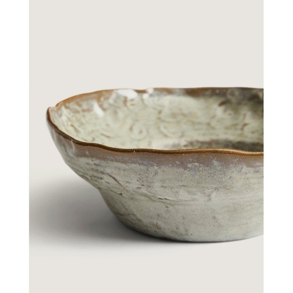 Szürke kerámia leveses tálka Alenia – Kave Home-image-4