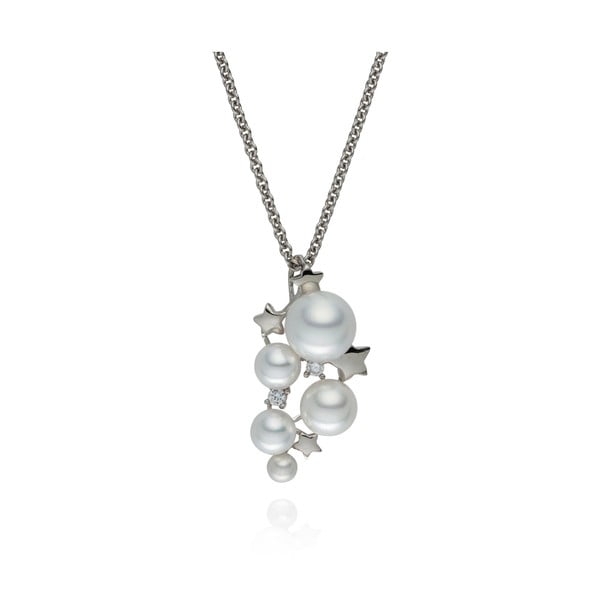 Star nyaklánc gyöngy medállal, hossza 42 cm - Pearls of London