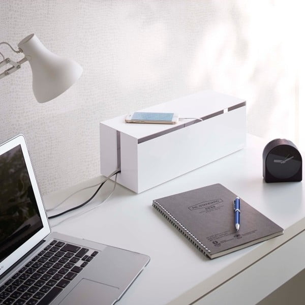 Web Cable Box fehér doboz töltőknek- YAMAZAKI-image-4