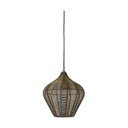 Bronzszínű fém függőlámpa ø 27 cm Alvaro – Light & Living