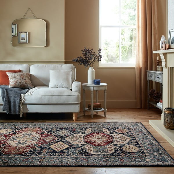Sötétkék szőnyeg 120x170 cm Gillingham – Flair Rugs-image-1