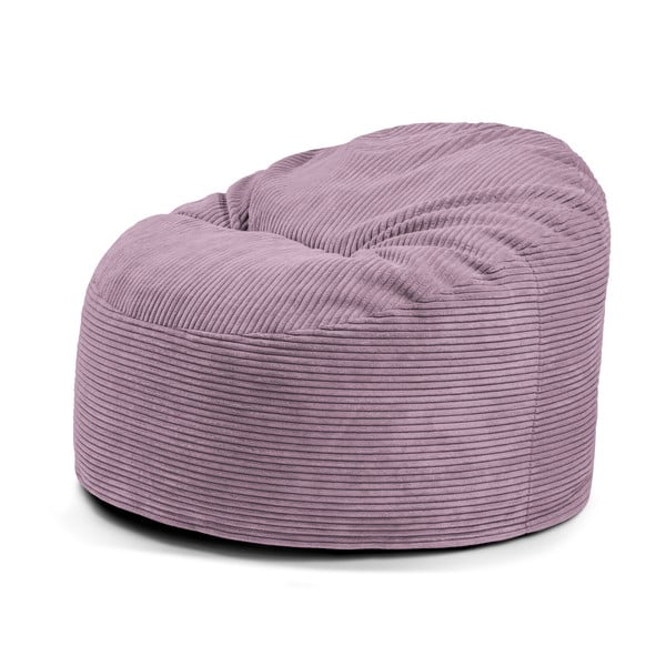 Lila kordbársony gyerek babzsákfotel Om 85 – SLOWDOWN
