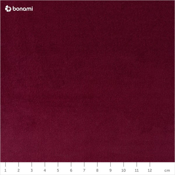 Amelie borvörös kanapé  fekete lábakkal, 188 cm - Mazzini Sofas-image-1