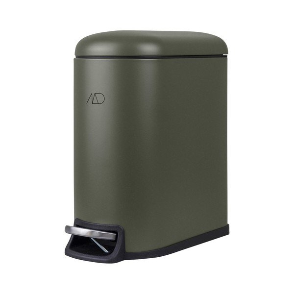 Sötétzöld fém pedálos szemetes 5 l Mini Walther – Mette Ditmer Denmark