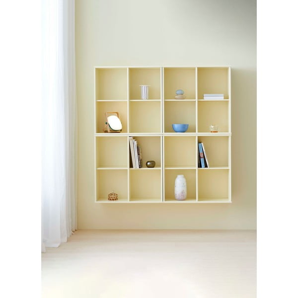 Világossárga függő könyvespolc 70x70 cm Mistral – Hammel Furniture-image-1