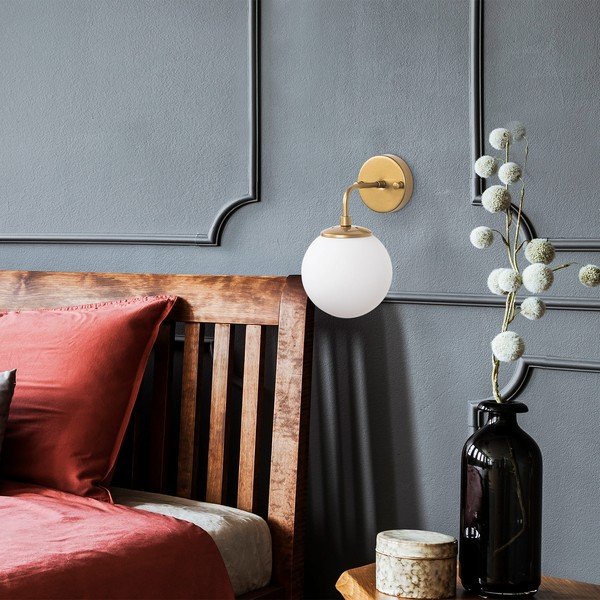 Aranyszínű fali lámpa Horn – Opviq lights-image-2