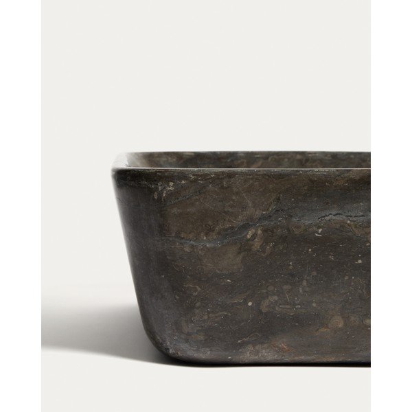 Szürke kő mosdókagyló 55x35 cm Darnen – Kave Home-image-3