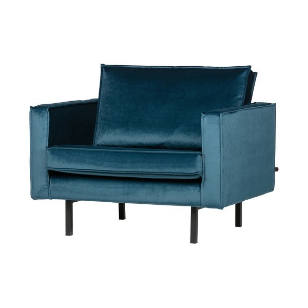 Rodeo Velvet kék bársonyfotel - BePureHome-image-3