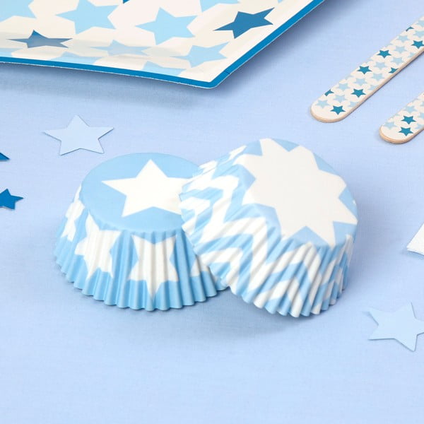 Little Star Blue 100 darabos muffinpapír szett - Neviti