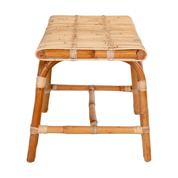 Natúr színű rattan kerti pad Aveiro – House Nordic-image-2