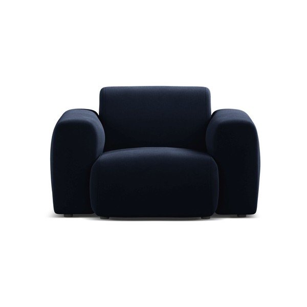 Sötétkék bársony fotel Molino – Micadoni -image-2