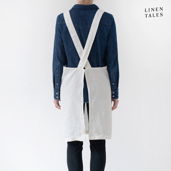 Len kötény Crossback – Linen Tales-image-2