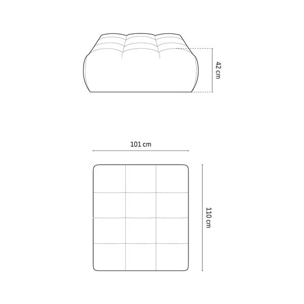 Sötétkék lábtartó Bloom – Micadoni Home-image-4