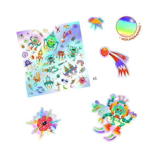 Space 30 db-os matricakészlet - Djeco-image-2
