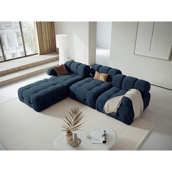 Sötétkék sarokkanapé Ferento – Cosmopolitan Design-image-1