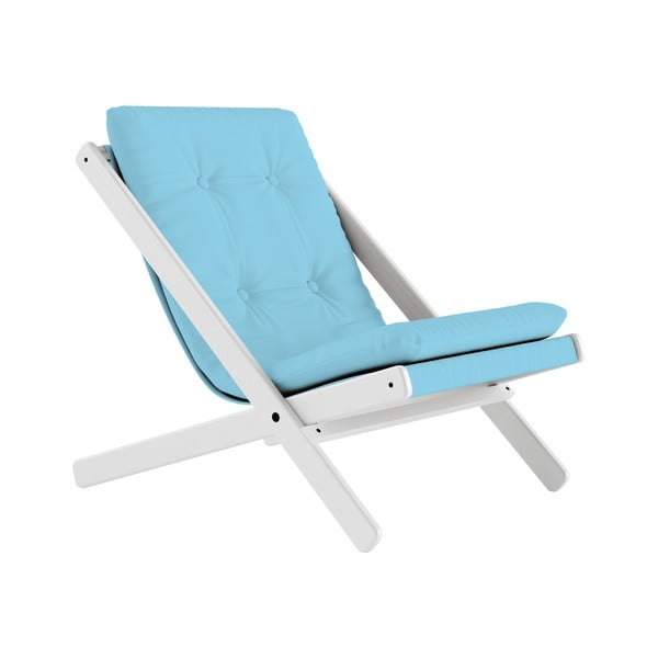 Boogie White/Light Blue összecsukható fotel - Karup Design