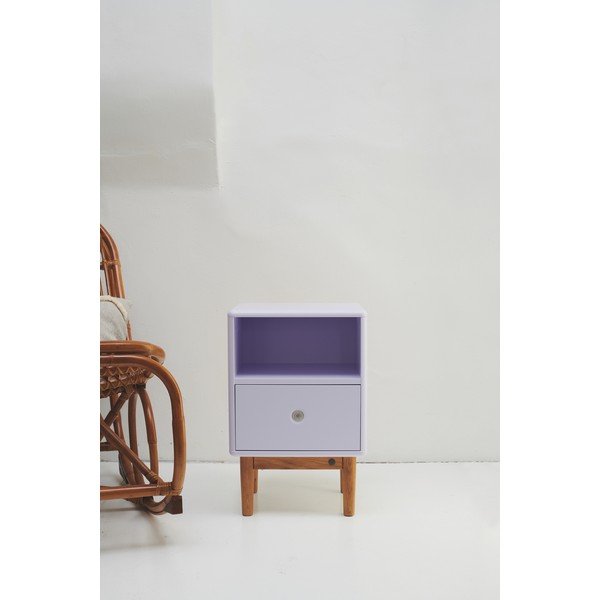 Lila éjjeliszekrény Color Box – Tom Tailor