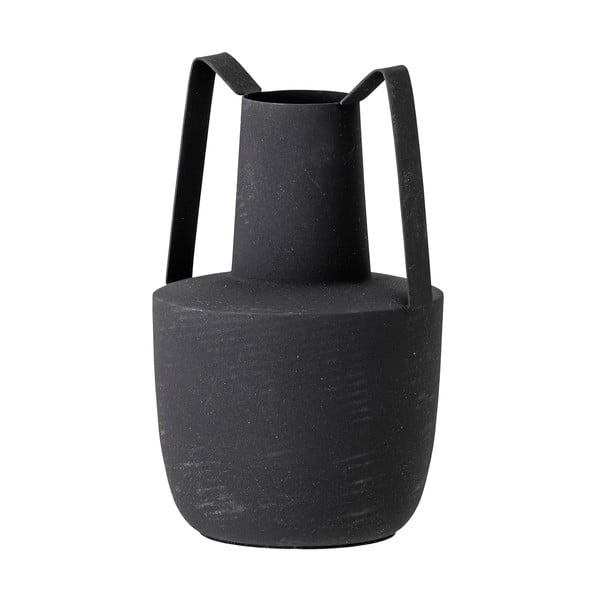 Itamar fekete fém váza, magasság 20,5 cm - Bloomingville-image-2
