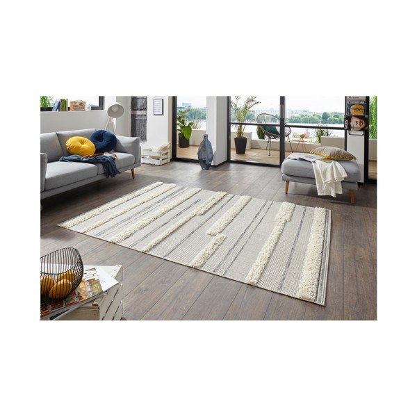 Handira Stripes szürke szőnyeg, 150 x 77 cm - Mint Rugs-image-3