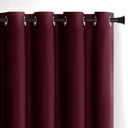 Borvörös bársony dimout (részleges sötétítő) függöny 140x245 cm Eyelets – Restilo