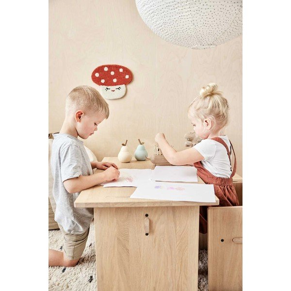 Elefántcsont színű gyerek lámpabúra papír búrával Moyo – OYOY Living Design-image-1